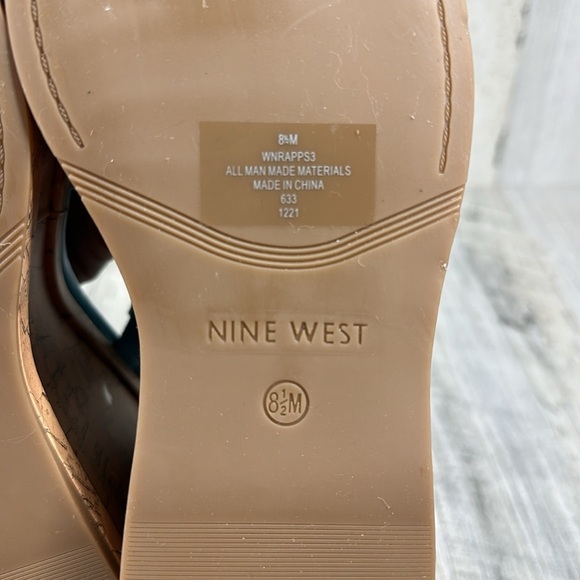 New NINE WEST Women's Rapps3 Ultra High Wedge Sandal #804 - Picture 9 of 11